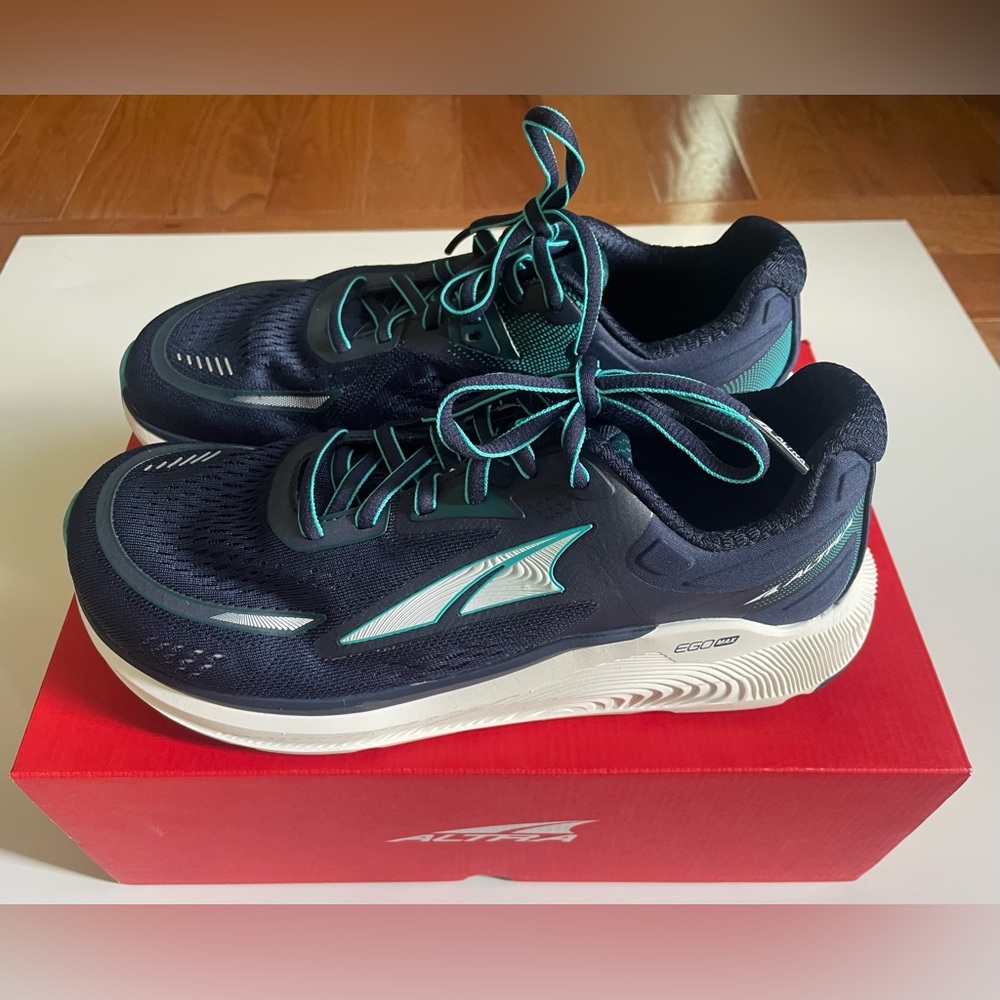 Altra Women's Paradigm 6 Athletic Shoes - Teal and Navy - Size 8.5